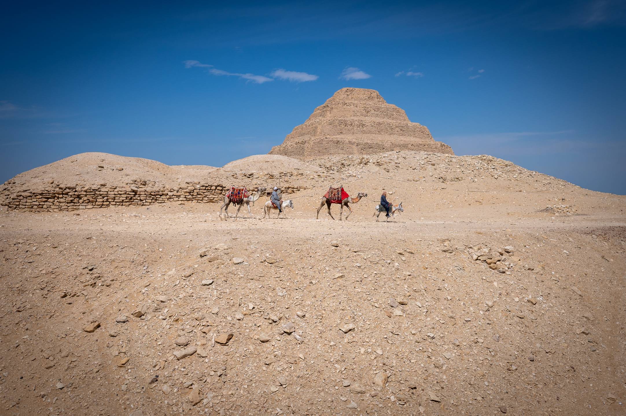 Die Stufen-Pyramide des Djoser in Saqqara