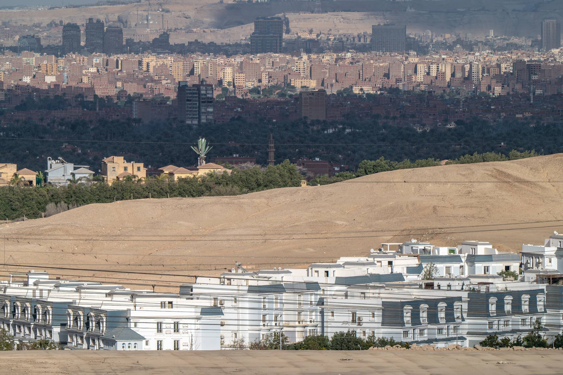 Blick von Cairo West in Richtung Zitadelle