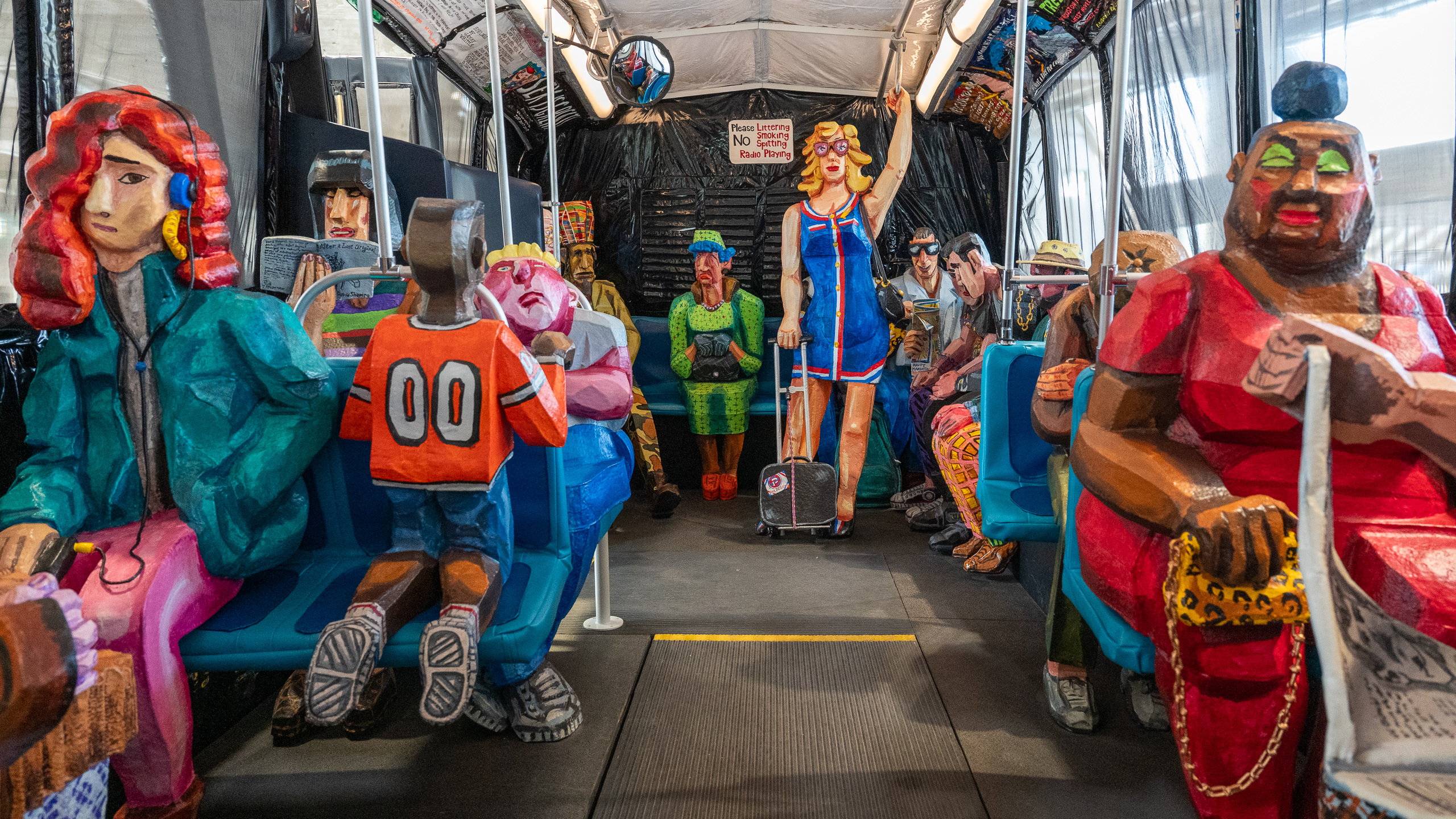 Blick in das Bus-Innere