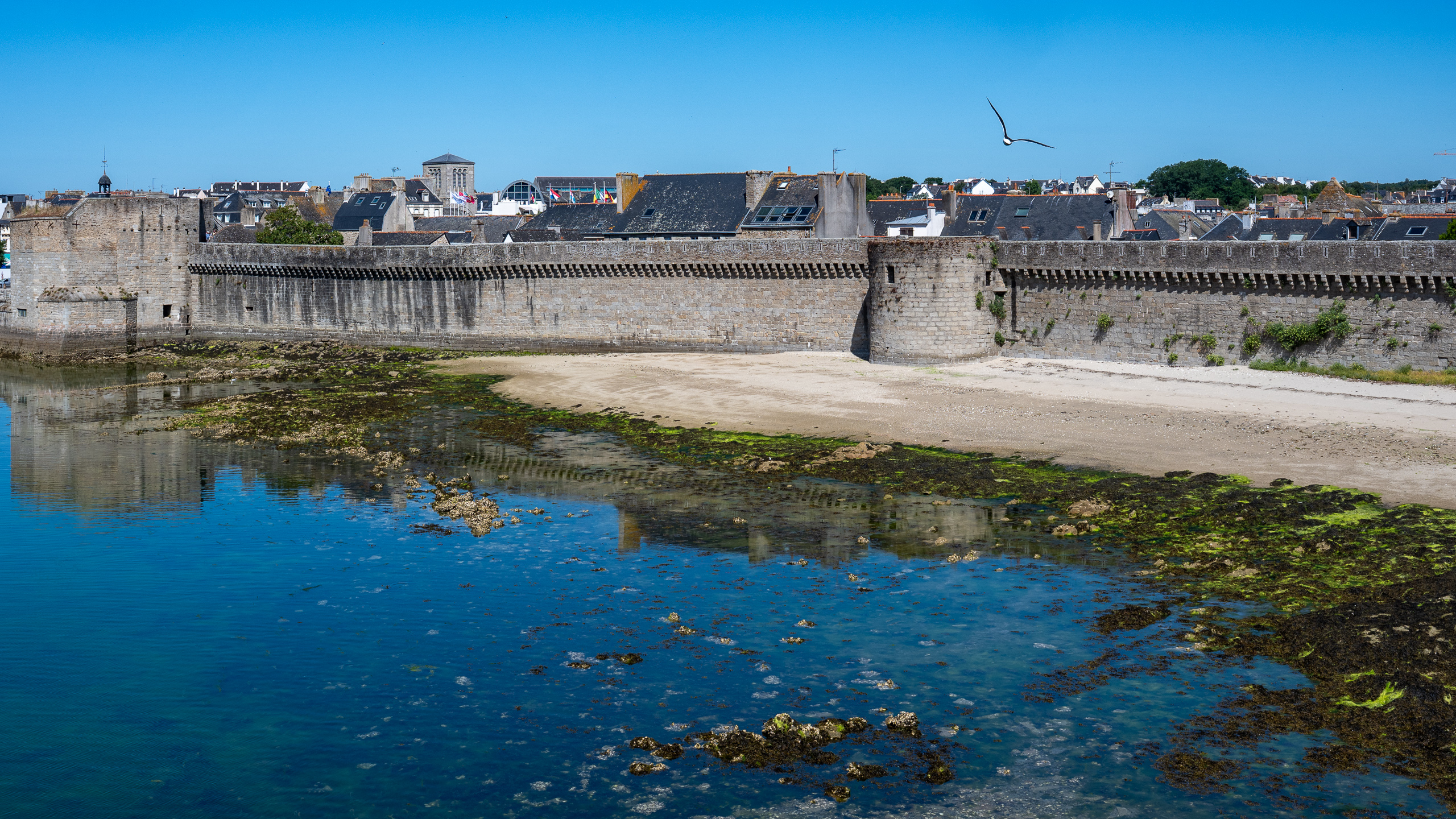 Blick auf die Ville Close von Concarneau