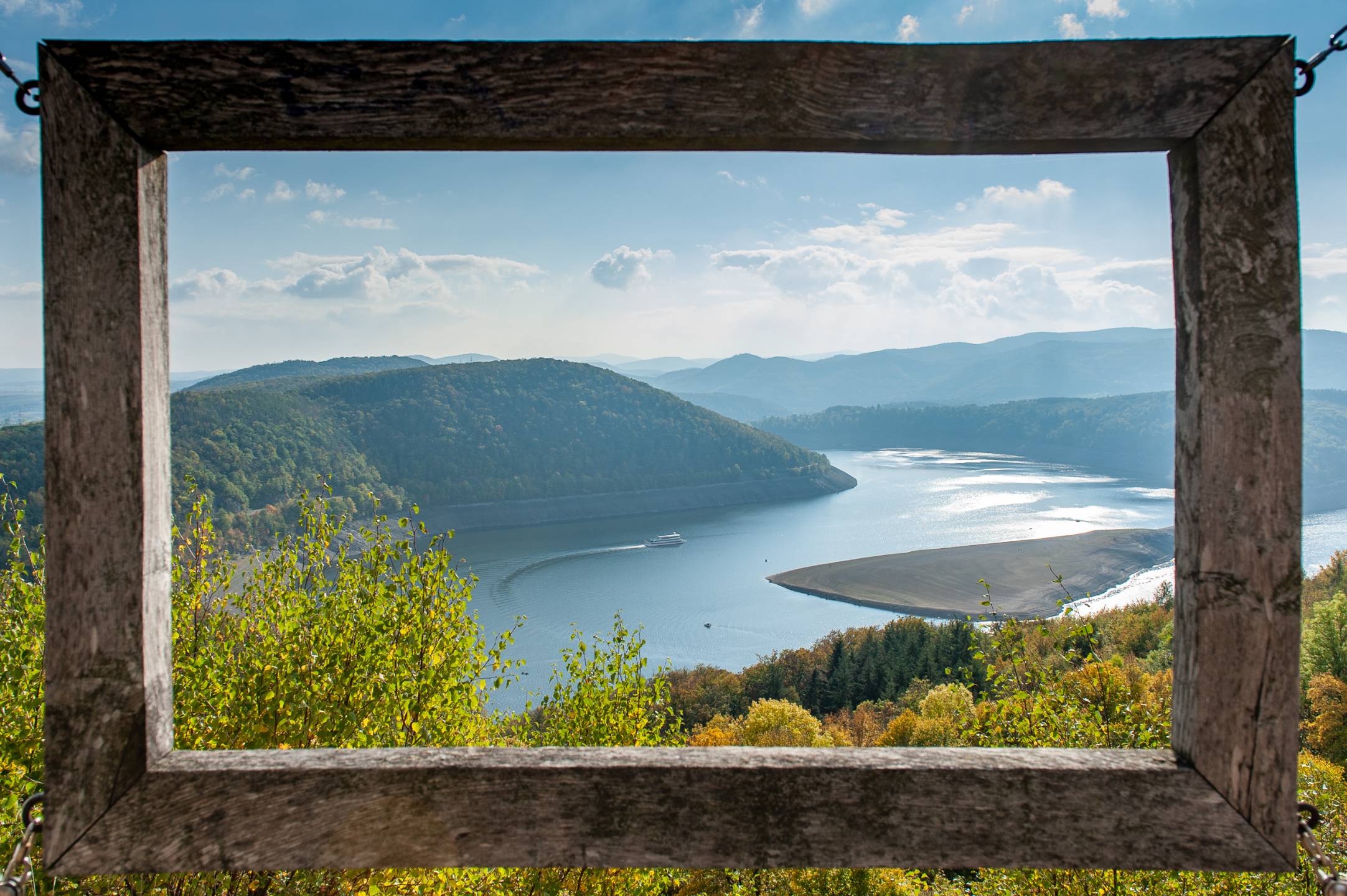 Der Edersee im Oktober